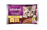Whiskas jauniems kačiukams su vi&scaron;tiena ir kalakutiena, 52x85 g