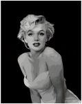 Tapyba pagal skaičius Marilyn Monroe Art & Wine, 40x50 cm