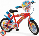 Vaiki&scaron;kas dviratis Toimsa Paw Patrol 14", raudonas/mėlynas