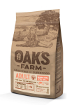 Oak's Farm Grain Free suaugusiems mažų ir labai mažų veislių &scaron;unims su la&scaron;i&scaron;a ir kriliu, 2 kg