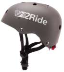 Vaiki&scaron;kas dviratininko &scaron;almas Heart Bike Love 2 Ride S, pilkas, 50-54 cm