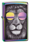 Žiebtuvėlis Zippo 151CI407606 Lion in Sunglasses, įvairių spalvų