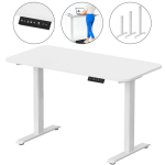 Reguliuojamo auk&scaron;čio biuro stalas Kingsmith Walkingdesk, baltas