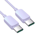 Kabelis USB-C - USB-C 100W 1.2m violetinis