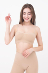 Besiūlė palaidinė su plonomis petne&scaron;ėlėmis CAMI TOP Giulia, spalva naturale