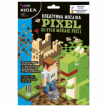 Kidea Pixel Mozaika su Lipdukais ir Spalvinimo Knygele