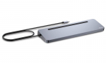 USB-C dokas - I-TEC - Ergonomi&scaron;ka 4K - 3 monitoriai - 100W - Metalas