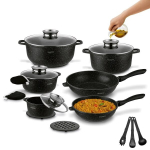 Akmens masės 17 dalių puodų rinkinys EdenBerg