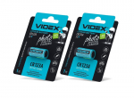 Baterijos Videx, Lithium CR123A / 16340, 1500mAh, 3V, 2 vnt.