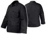Vyri&scaron;kas kari&scaron;kas džemperis Mil-Tec BDU Rip Stop Sweatshirt, Juoda