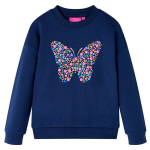 Sportinis megztinis mergaitėms, mėlynos spalvos