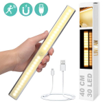 Livman belaidė magnetinė 30 LED lemputė su judesio jutikliu MSL-03, 40cm