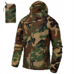 Žieminė striukė vyrams, Helikon-Tex, Tramontane WindPack, US Woodland, ruda