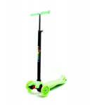 Paspirtukas SCOOTER, žalias (priekyje rėmas sidabro spalvos)