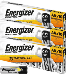 Energizer industrial AA LR6 1.5V, elementai, 30 vnt.