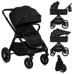 Universalus vežimėlis Lionelo Layla 2in1 Black Onyx