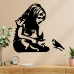 Pakabinama dekoracija Banksy Metal 07, 1 vnt.