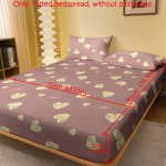1vnt Raudona Meilės Ra&scaron;tų Frotinė Paklodė, XX Fitted Sheet-Sweet Heart