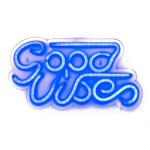 USB LED neoninis ženklas - &bdquo;Good Vibes 2&ldquo; modelis