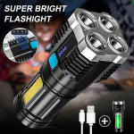 Įkraunamas LED prožektorius 4 režimai, 1200 mAh