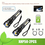LED prožektorius su &scaron;onine lempute,  2 PACK (baterija 1500 mAh)