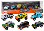Metalinių automobilių rinkinys Lean Toys Street Convoy, 6 vnt.