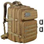 Taktinė karinė kuprinė žygiams, stovyklavimui, 45L, Tan