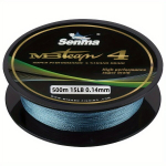Pintas žvejybos valas Senma MBteam 4, 500m, 0.14mm, 15LB,  pilka