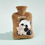 Vandens &scaron;ildymo pūslė su nuimamu ir plaunamu audiniu,  037 Panda Pipi-Coffee Spalva