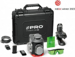 Lazerinis nivelyras Pro Tyxer 3dg Plus, žalias, 3x360&deg;, 30m