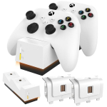XBOX ONE, XBOX SIRIES X/S kaladėlių įkrovimo stotelė balta