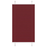 Plisuota žaliuze bordo raudona 70x150 cm audinio plotis 69,4 cm