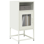 Naktinė spintelė balta 36x39x78 cm &scaron;altai valcuotas plienas