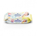 WHITE DAY Higienines kudikiu dregnos serveteles Ultra Sensitive, 72 vnt.