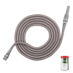 I&scaron;sitempianti laistymo žarna su priedais Bradas White Line SECRET DOTS, 12 m