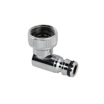 Kampinė jungtis čiaupui 3/4" vid.sr. Bradas, Brass/Chrome