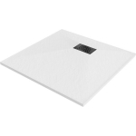 Kvadratinis du&scaron;o padėklas Mexen Hugo SMC, 90 x 90 cm, White+Black