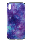 Tellur stiklinis spausdintas dėklas skirtas iPhone XS Max &ndash; Visatos dizainas