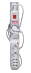 Prailgintuvas - Activejet APN-8G/1,5M-GR 8 AC I&scaron;vestys Pilkas, Pilka