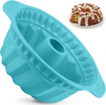Silikoninė Rumputis Forma, Neplinta, Stiprus Rankena, Para Gelatinas &ndash; 24 cm, mėlyna &ndash; 1 vnt