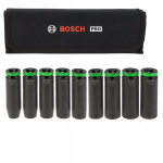 Bosch 9 vnt. smūginių galvučių rinkinys 1/2" 10-19 mm