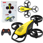 Mini dronas su nuotoliniu valdymu RC Syma X39 Yellow
