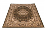 Klasikinis ornamentinis kilimas Seta Hali Venecija 300 x 400 cm kreminės žalios spalvos