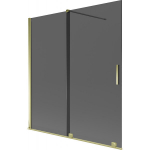 Vonios sienelė Mexen Velar, 150 x 150 cm, Gold/Graphite