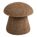 Pufas 45x45 cm Ruda Dirbtinis Kailis