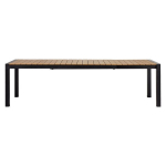 I&scaron;skleidžiamas lauko stalas &bdquo;Aronas&rdquo;, 205-275 x 100 x 74 cm, rudas