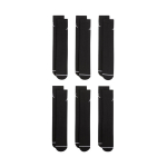 Jordan Everyday Cushioned Crew Socks kojinės, 6 poros, juodos, HV6228 010, 38-42