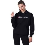 Moteri&scaron;kas džemperis Champion Hooded, juodas, 117529 KK001, XS