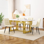 Valgomasis stalas, metalinis rėmas, MDF, 120x70 cm, 1 vnt