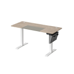 Stovintis ra&scaron;omasis stalas 140x60x72-120 cm &scaron;viesiai rudas